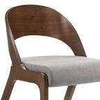 Ensemble de 2 chaises de salle à manger Polly Mid-Century rembourrées - Armen Living