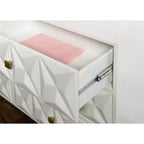 Commode 6 tiroirs texturée géo - Linon