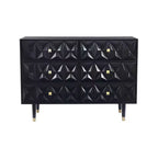 Commode 6 tiroirs texturée géo - Linon