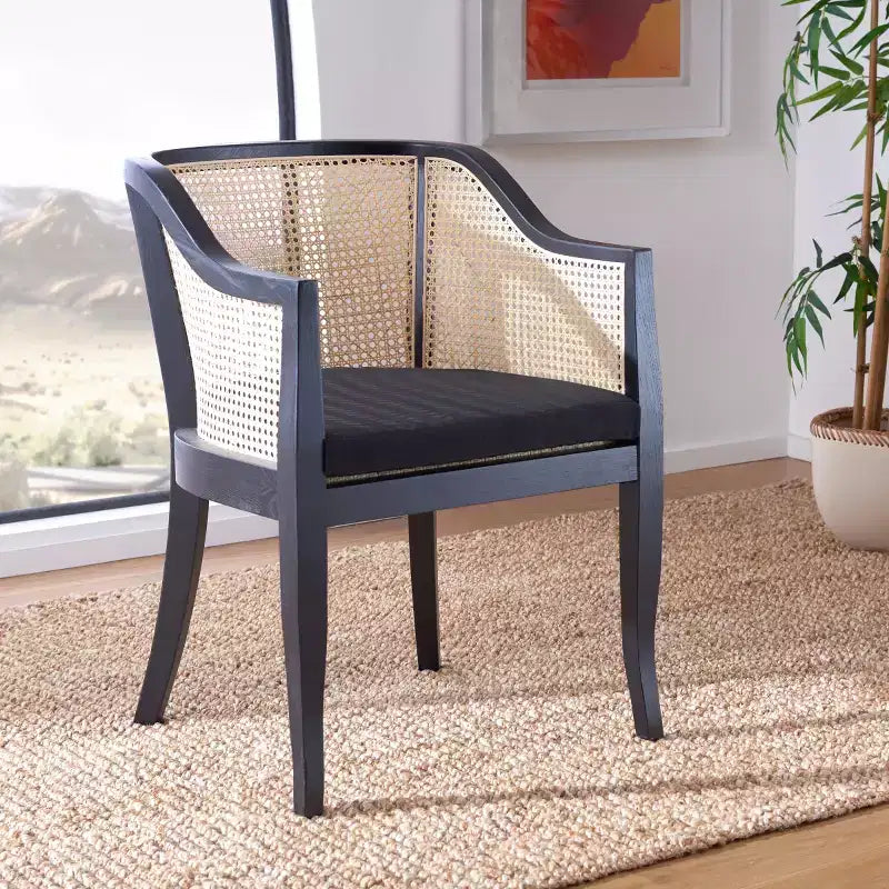 Chaise de salle à manger Rina en rotin - DCH9501 - Safavieh