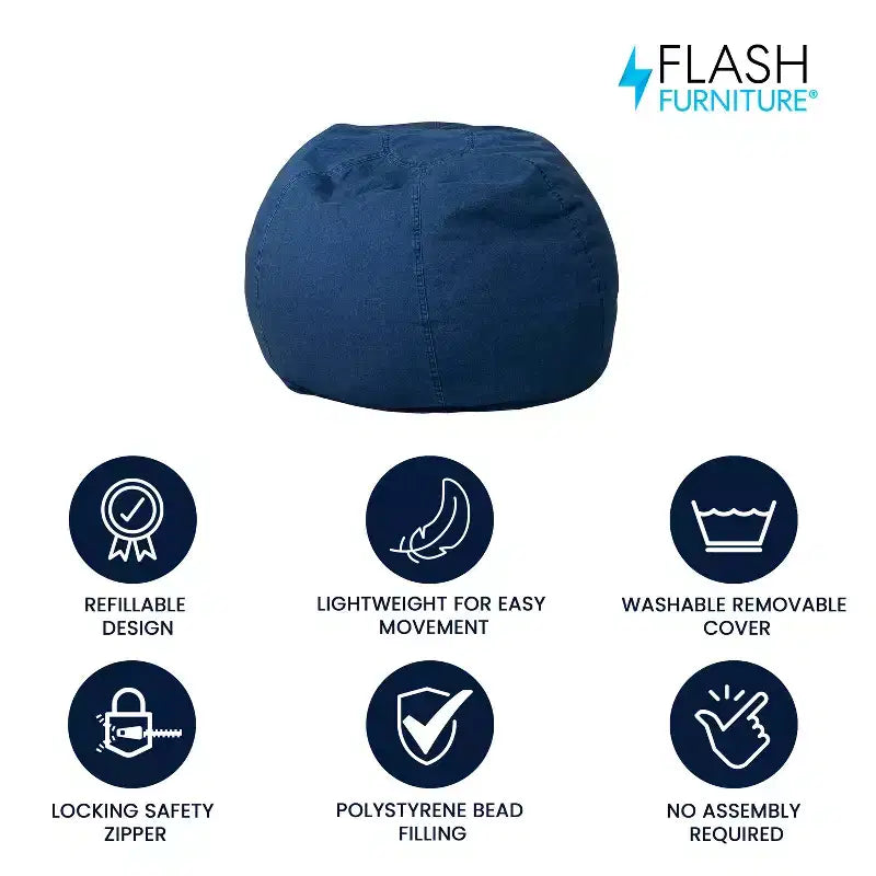 Petit pouf Flash Furniture pour enfants et adolescents
