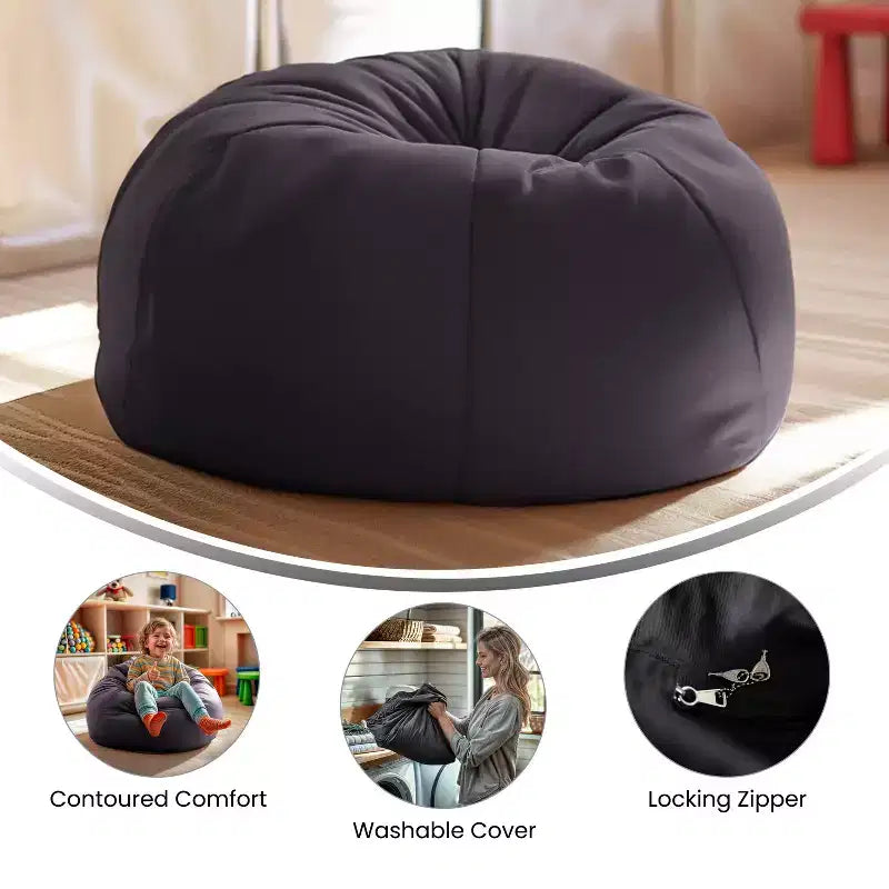 Petit pouf Flash Furniture pour enfants et adolescents
