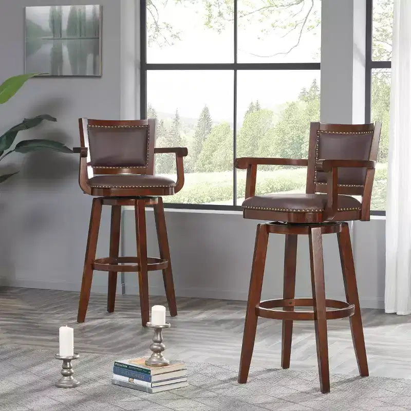 Tabouret de bar pivotant Broadmoor très haut de 34 po - Boraam