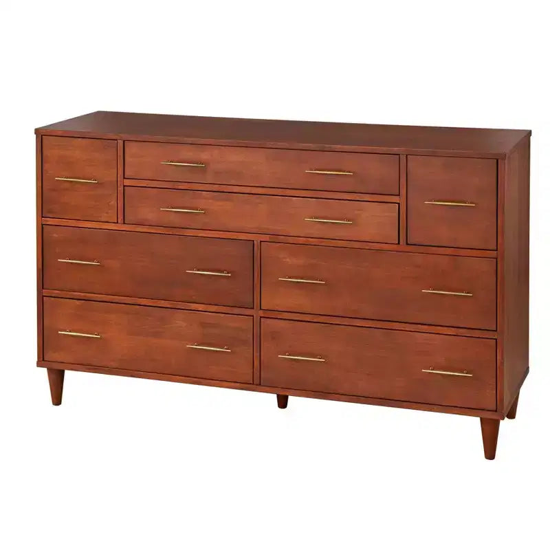 Commode à 8 tiroirs Ana de style milieu de siècle moderne Lifestorey