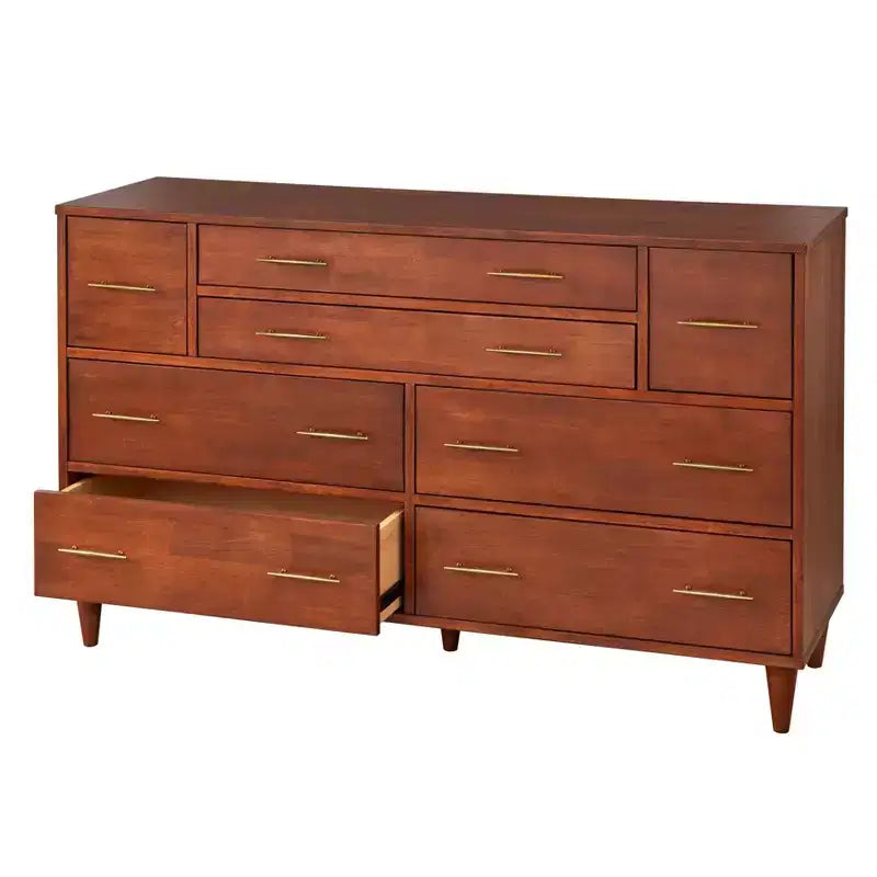 Commode à 8 tiroirs Ana de style milieu de siècle moderne Lifestorey