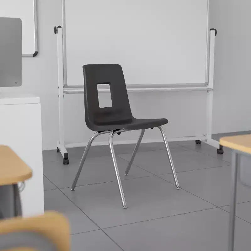 Chaise d'école empilable Flash Furniture Advantage Student - 18 pouces
