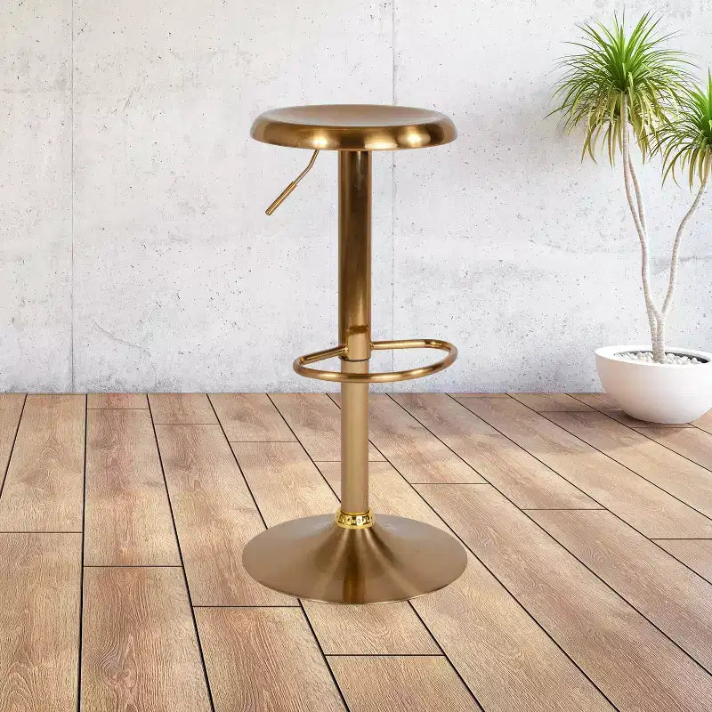 Tabouret de bar rétro réglable en hauteur Flash Furniture Madrid Series