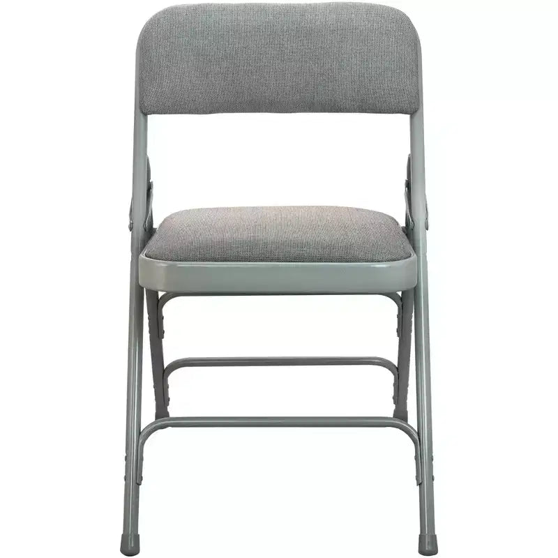Lot de 2 chaises pliantes en métal rembourrées Advantage de Flash Furniture - Siège en tissu