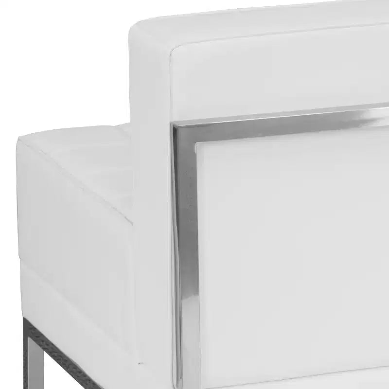 Chaise centrale contemporaine en similicuir Flash Furniture HERCULES Imagination Series