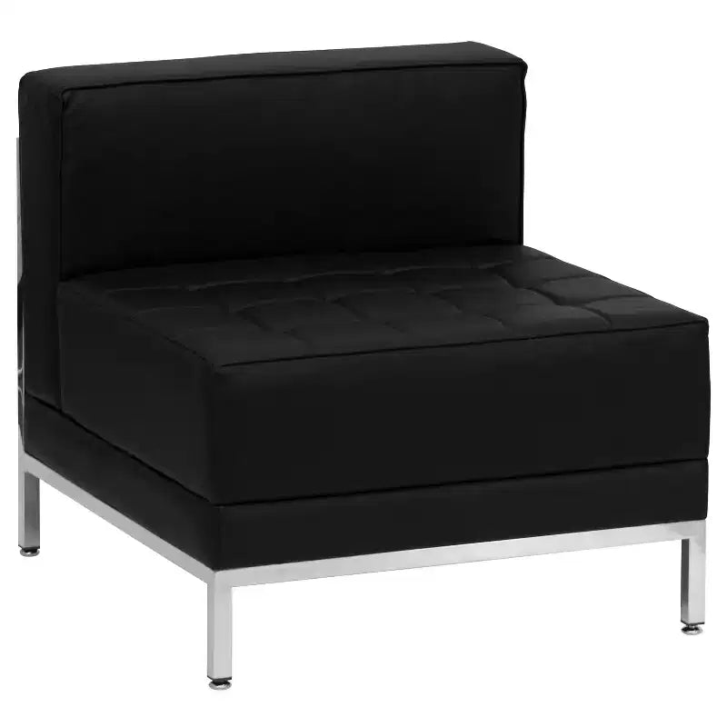 Chaise centrale contemporaine en similicuir Flash Furniture HERCULES Imagination Series