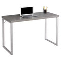 Contemporary Silver Metal Computer Desk - EveryRoom
