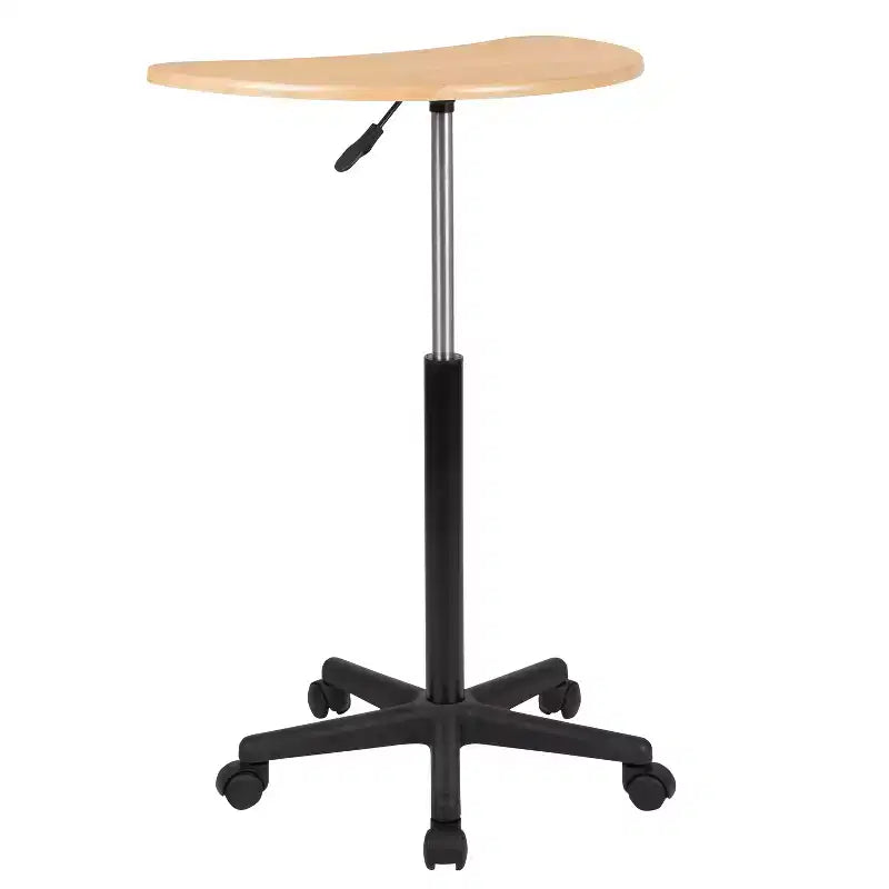 Bureau d'ordinateur portable mobile Emma and Oliver Sit to Stand – Bureau debout roulant portable