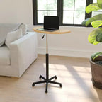 Bureau d'ordinateur portable mobile Emma and Oliver Sit to Stand – Bureau debout roulant portable