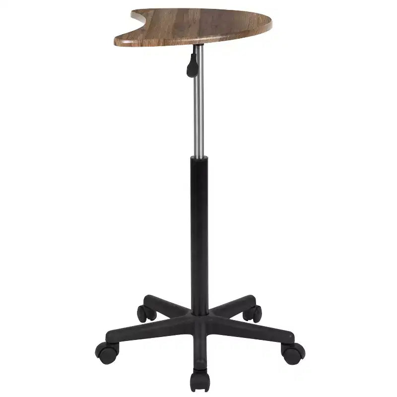 Bureau d'ordinateur portable mobile Emma and Oliver Sit to Stand – Bureau debout roulant portable