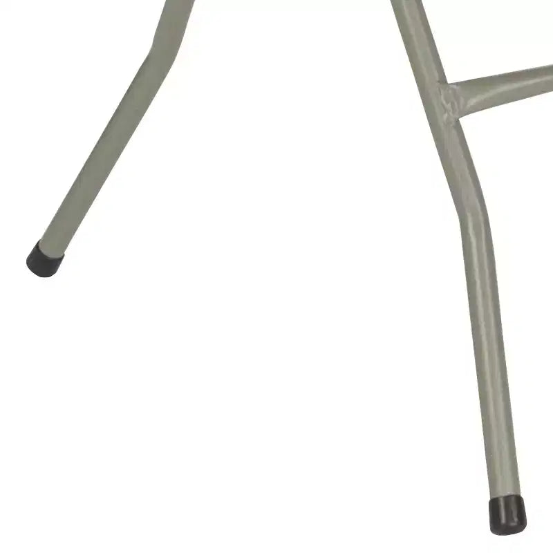 Table pliante carrée en plastique imitation rotin marron Emma et Oliver de 59 cm – Table d'extérieur pour événements