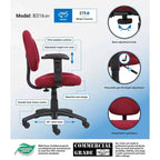 Fauteuil de posture de luxe avec accoudoirs réglables - Boss Office Products