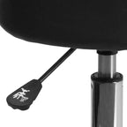 Tabouret ergonomique médical Emma et Oliver avec base chromée