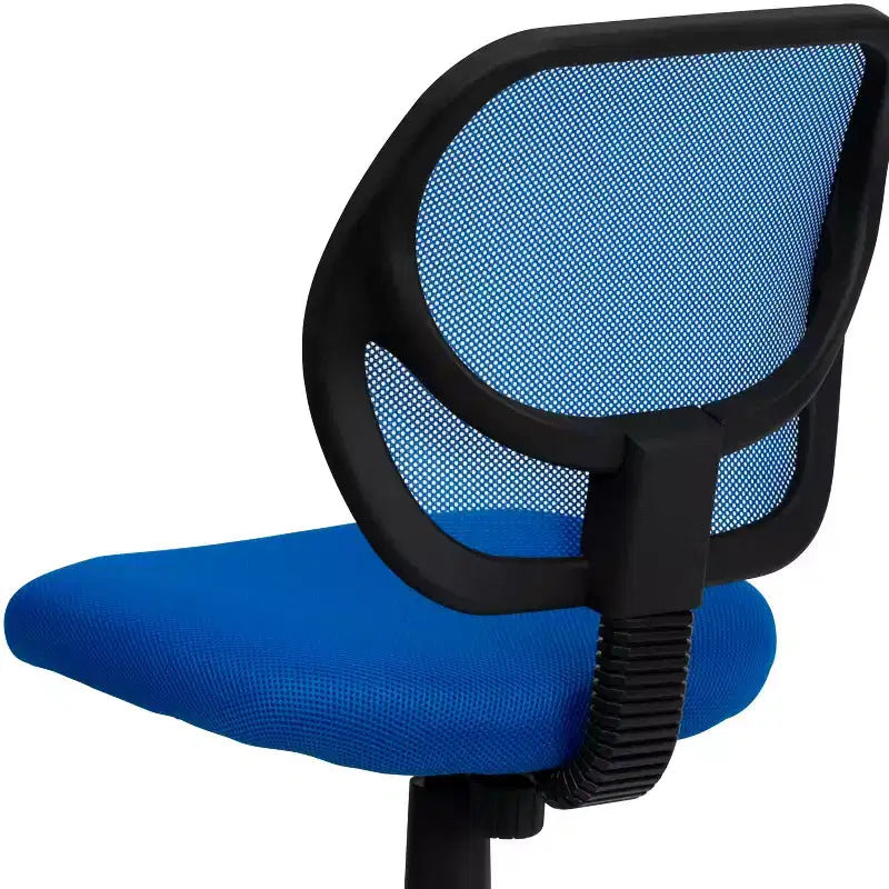 Fauteuil de bureau ergonomique Emma et Oliver à dossier incurvé en maille et pivotant