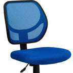 Fauteuil de bureau ergonomique Emma et Oliver à dossier incurvé en maille et pivotant