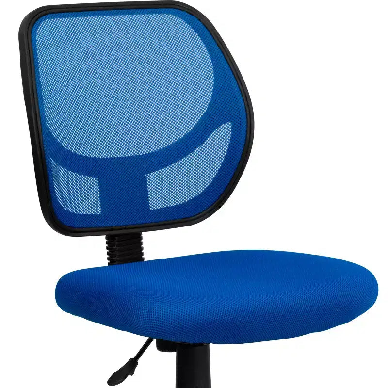 Fauteuil de bureau ergonomique Emma et Oliver à dossier incurvé en maille et pivotant