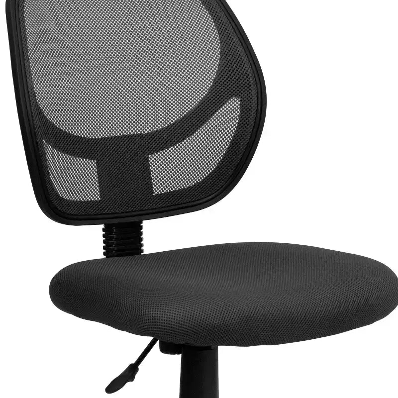 Fauteuil de bureau ergonomique Emma et Oliver à dossier incurvé en maille et pivotant