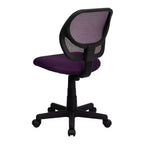 Fauteuil de bureau ergonomique Emma et Oliver à dossier incurvé en maille et pivotant