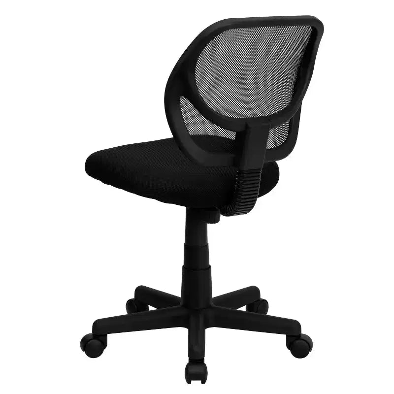 Fauteuil de bureau ergonomique Emma et Oliver à dossier incurvé en maille et pivotant