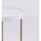 21,75 Table d'appoint Edie à bord relevé de style Mid-Century - Ore International