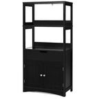 Meuble de Rangement Salle de Bain Costway avec Tiroir Étagère Armoire Meuble Bas