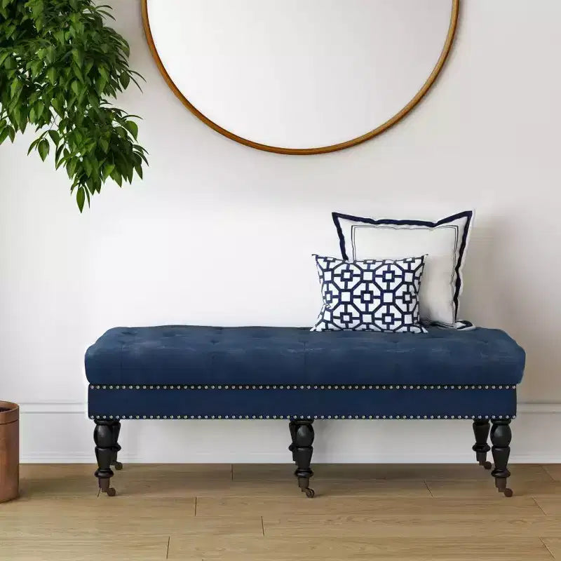 Banc Ottoman capitonné Donovan - WyndenHall