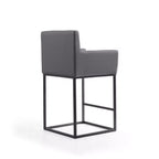Tabouret de bar Ambassador en métal à hauteur de comptoir - Manhattan Comfort