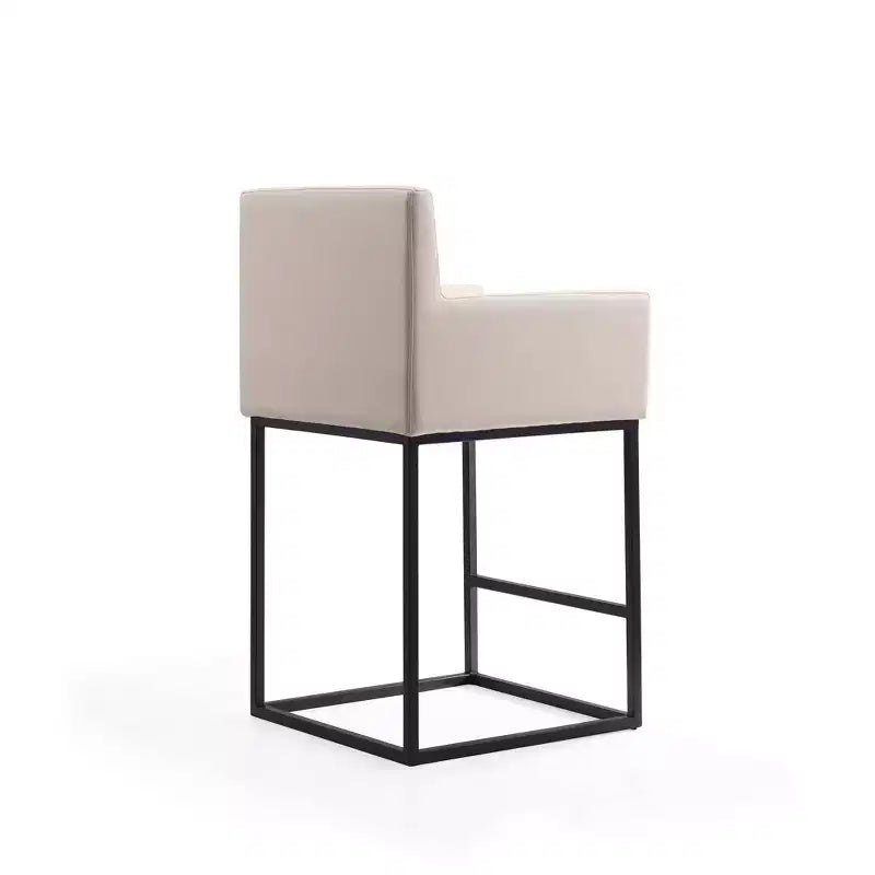 Tabouret de bar Ambassador en métal à hauteur de comptoir - Manhattan Comfort