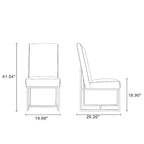 Lot de 8 Chaises de Salle à Manger Element - Manhattan Comfort