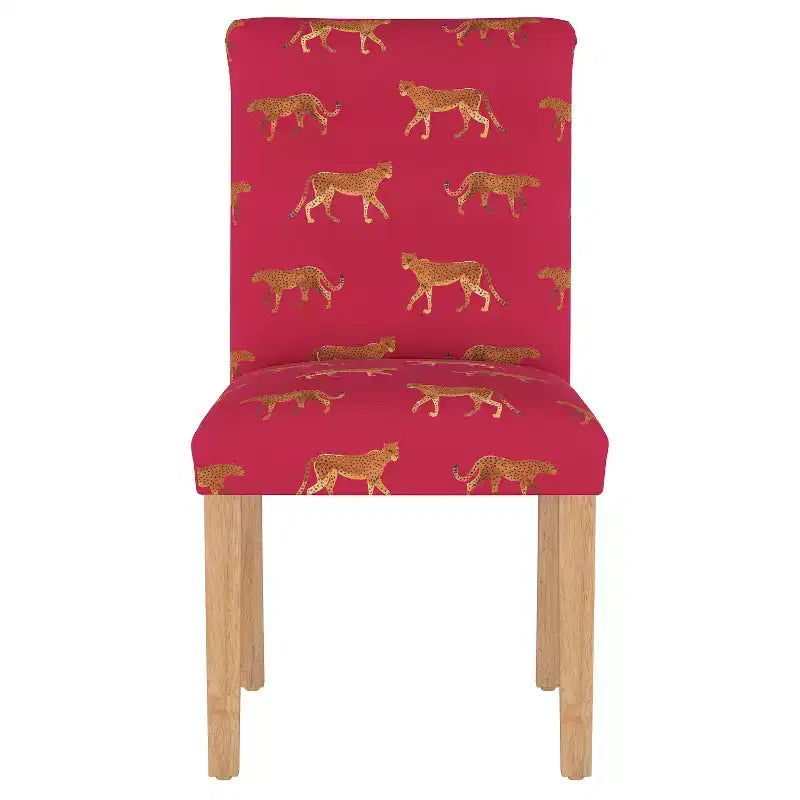 Chaise de salle à manger Skyline Furniture Hendrix avec motif animalier