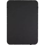 Miroir Mural Rectangulaire à Bord Arrondi Liguria Uttermost, Cadre en Fer Noir Biseauté Moderne 24 Pouces de Large pour Salle de Bain, Chambre, Salon, Entrée