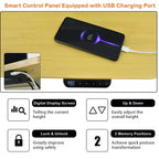 Bureau debout électrique Costway 48'' réglable en hauteur avec panneau de commande et port USB