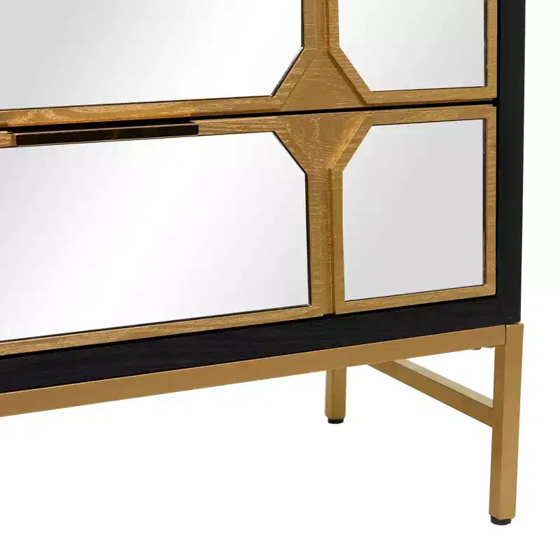 Commode en bois avec miroirs Glam – Olivia & May