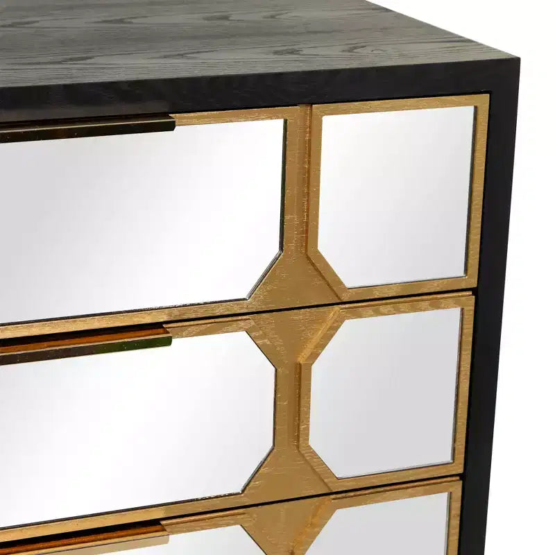 Commode en bois avec miroirs Glam – Olivia & May