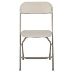 Chaise pliante en plastique Emma et Oliver de 295 kg, qualité supérieure, pour maison et événements (lot de 4)