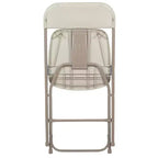 Chaise pliante en plastique Emma et Oliver de 295 kg, qualité supérieure, pour maison et événements (lot de 4)