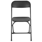 Chaise pliante en plastique Emma et Oliver de 295 kg, qualité supérieure, pour maison et événements (lot de 4)