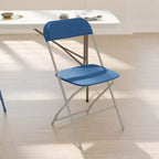 Chaise pliante en plastique Emma et Oliver de 295 kg, qualité supérieure, pour maison et événements (lot de 4)
