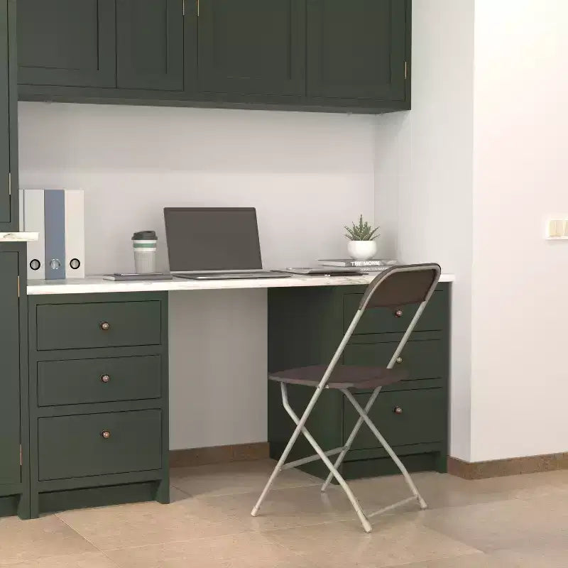 Chaise pliante en plastique Emma et Oliver de 295 kg, qualité supérieure, pour maison et événements (lot de 4)