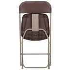 Chaise pliante en plastique Emma et Oliver de 295 kg, qualité supérieure, pour maison et événements (lot de 4)