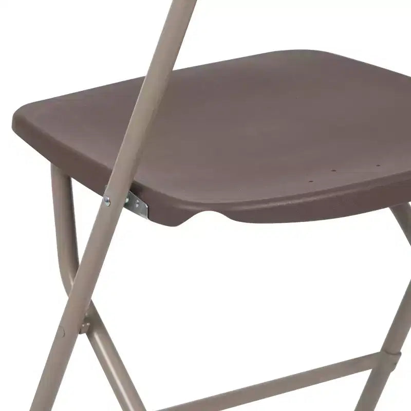 Chaise pliante en plastique Emma et Oliver de 295 kg, qualité supérieure, pour maison et événements (lot de 4)