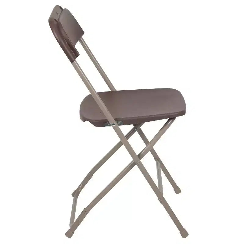 Chaise pliante en plastique Emma et Oliver de 295 kg, qualité supérieure, pour maison et événements (lot de 4)