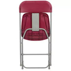 Chaise pliante en plastique Emma et Oliver de 295 kg, qualité supérieure, pour maison et événements (lot de 4)