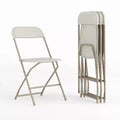 Chaise pliante en plastique Emma et Oliver de 295 kg, qualité supérieure, pour maison et événements (lot de 4)