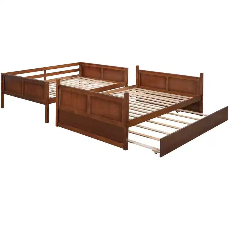 Lit superposé double avec lit gigogne double-ModernLuxe