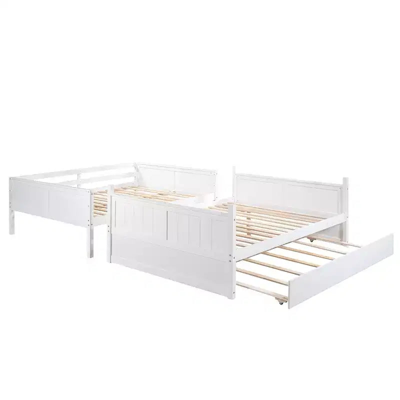 Lit superposé double avec lit gigogne double-ModernLuxe